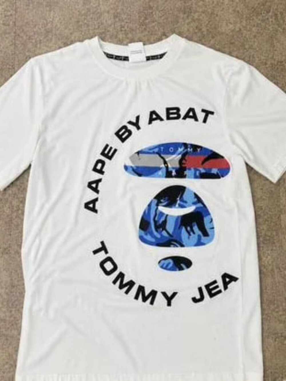 AAPE by A Bathing Ape x Tommy Jeans Graphic T-Shirt White